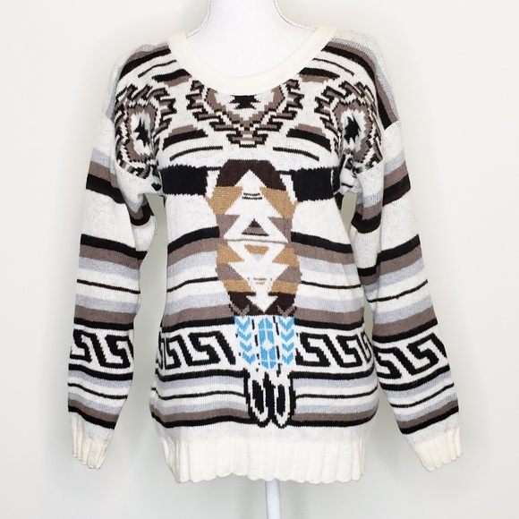 Jen's Pirate Booty sitting bull sweater NWT - Picture 2 of 5